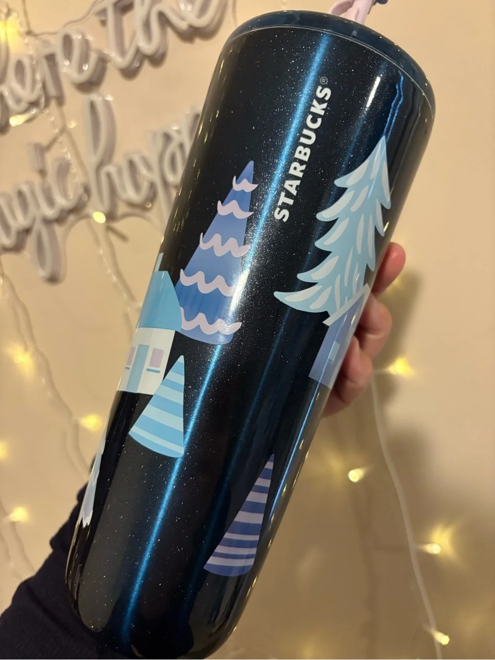 NWT 2025 holiday Artic fox hot/cold Starbucks insulated tumbler